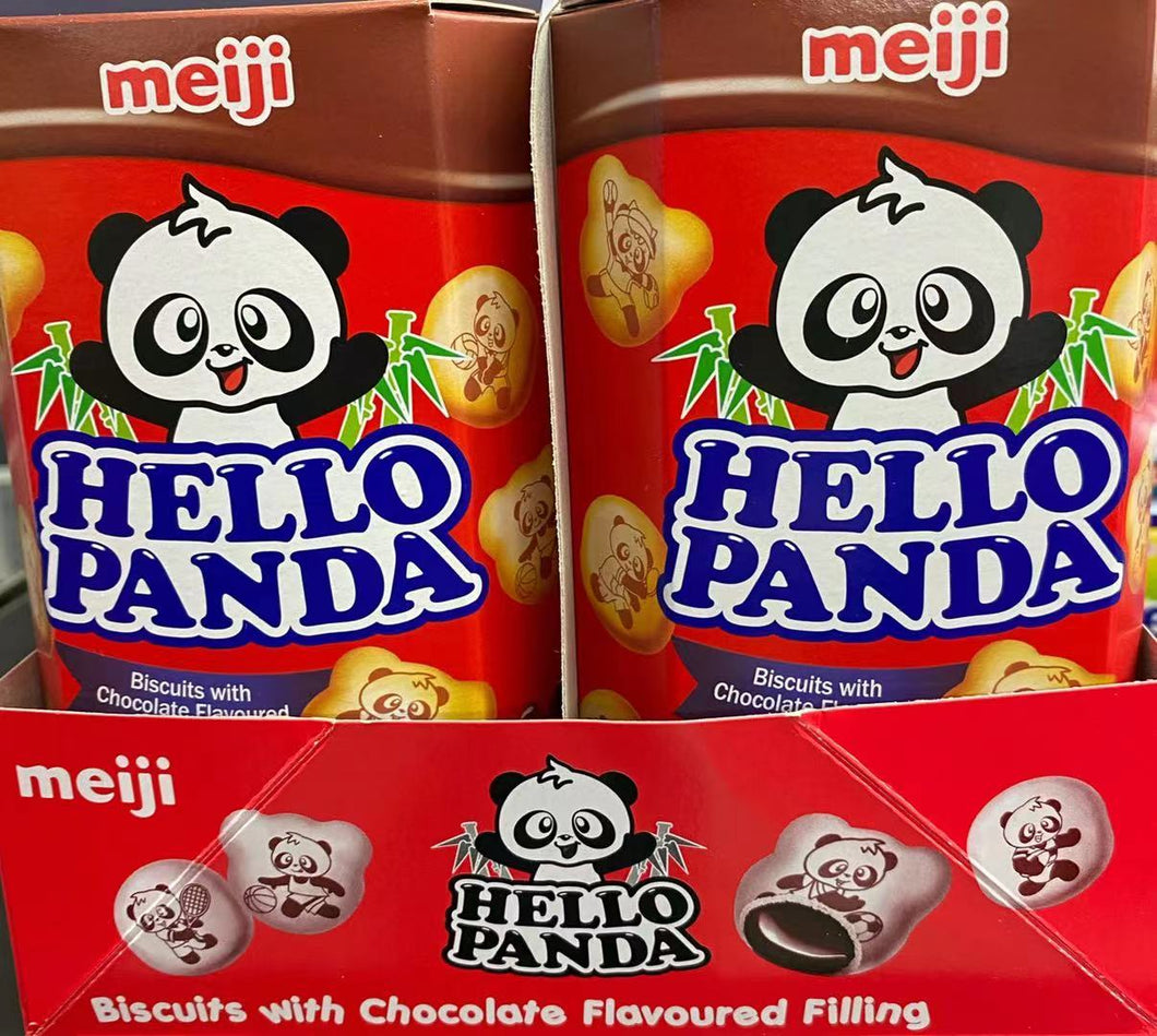 meiji Hello Panda Biscuit with Chocolate