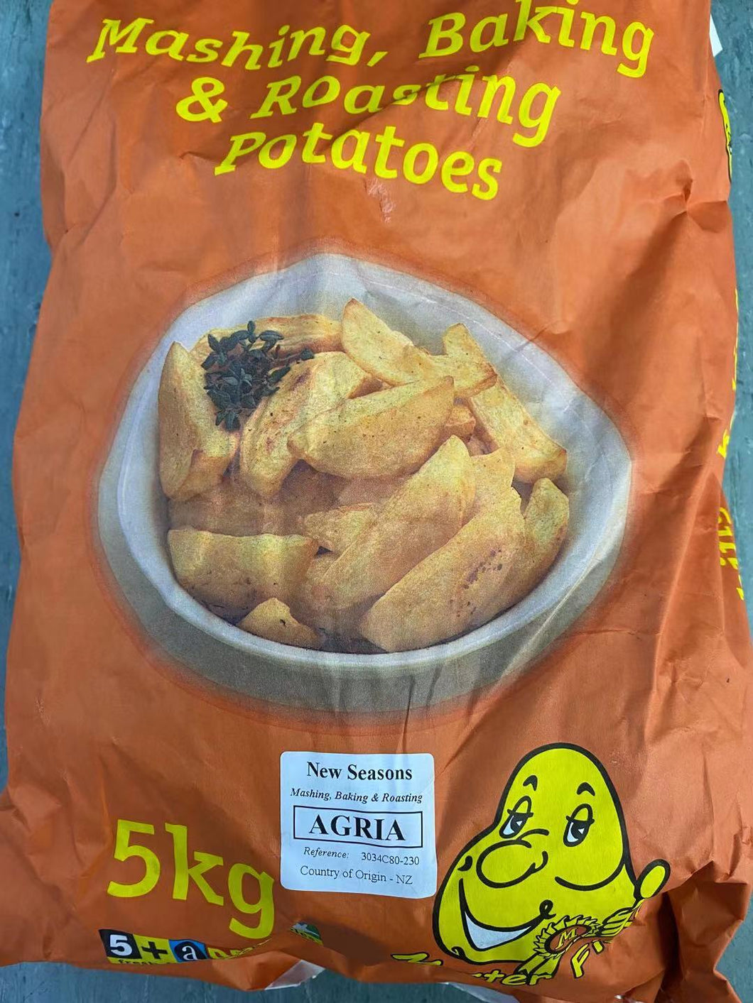 Agria Potatoes 5kg bag