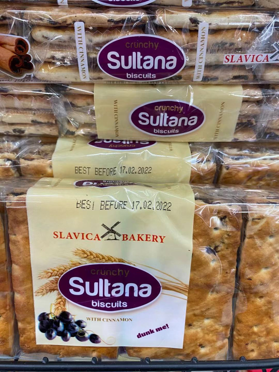SLAVICA Sultana Biscuits with Cinnamon